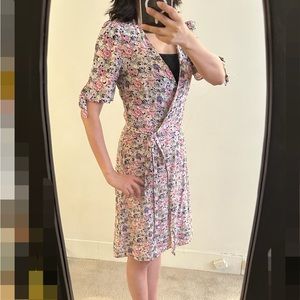 Paris Atelier & Other Stories floral wrap dress EUR 34